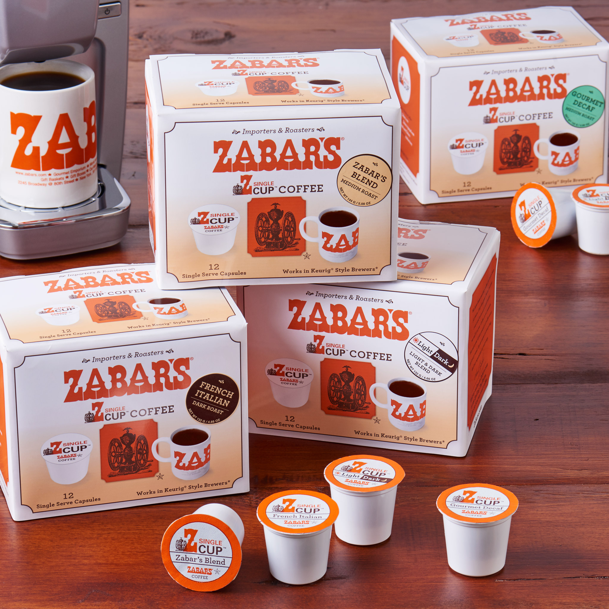 Zabar's Espresso Mug Set of 2, Zabar's